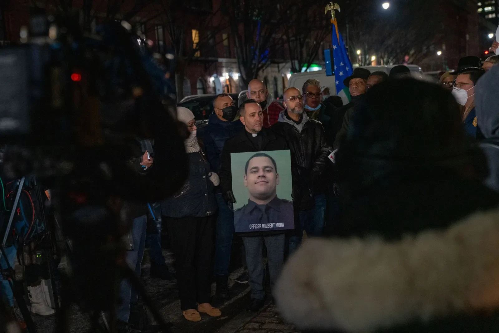 Neighborhood Vigil — Detective Mora and Rivera
